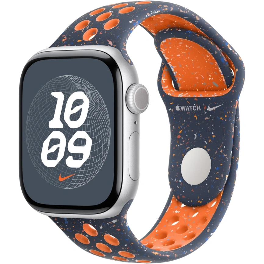 Ремешок Apple Watch 40mm Blue Flame Nike Sport Band M/L (MC2F4) фото 3