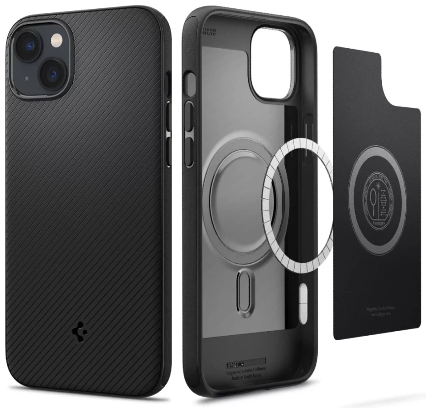 Чехол Spigen Mag Armor для iPhone 14 (ACS05065) Matte Black фото 1