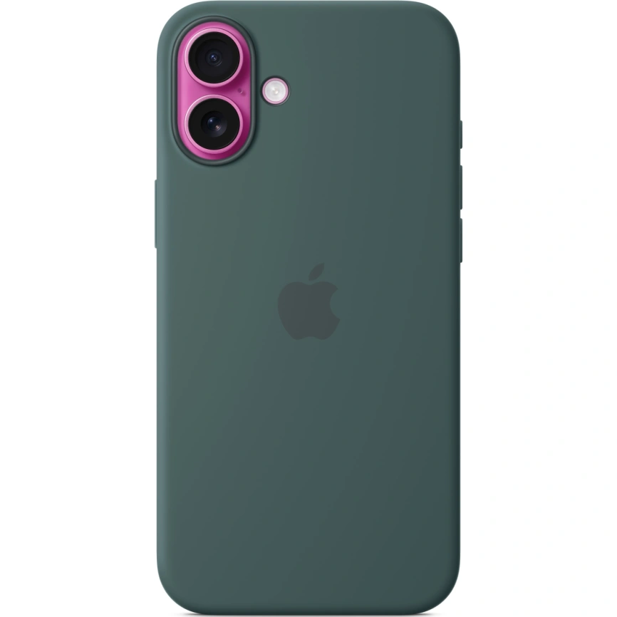 Чехол Apple Silicone Case with MagSafe для iPhone 16 Lake Green фото 5
