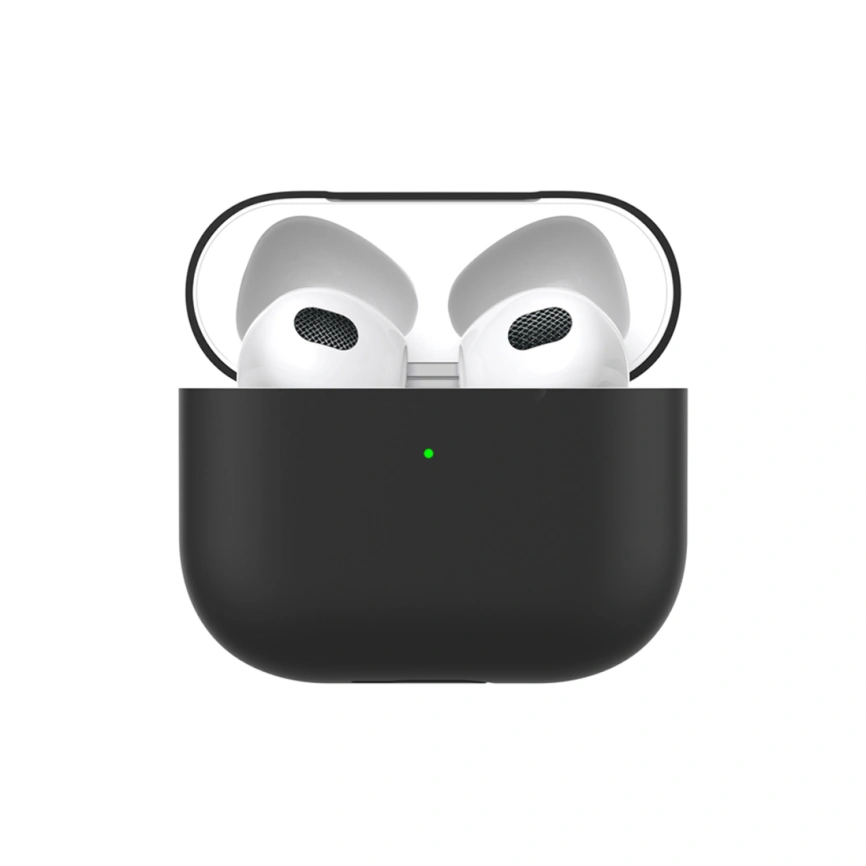 Силиконовый чехол Deppa для AirPods 3 (47322) Black фото 1