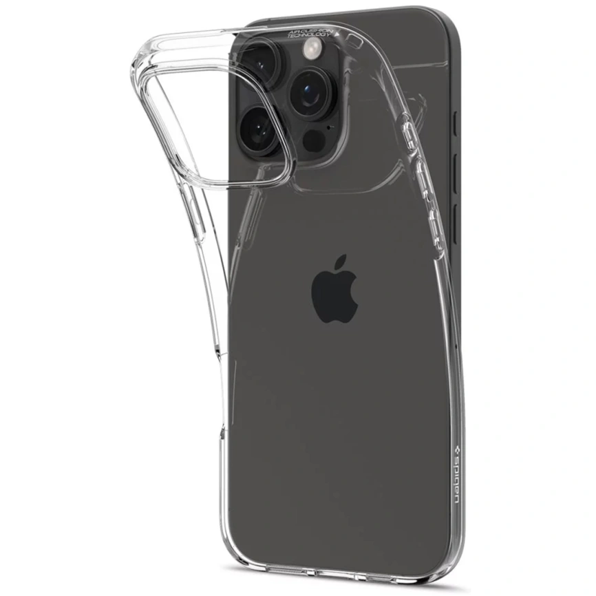 Чехол Spigen Liquid Crystal для iPhone 16 Pro (ACS08112) Crystal Clear фото 1