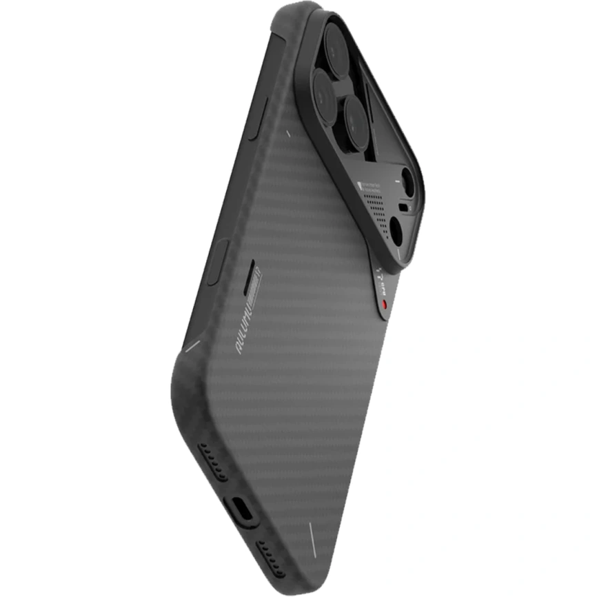 Чехол Aulumu A17 Aramid Fiber Case with MagSafe для iPhone 17 Pro Max Black фото 6
