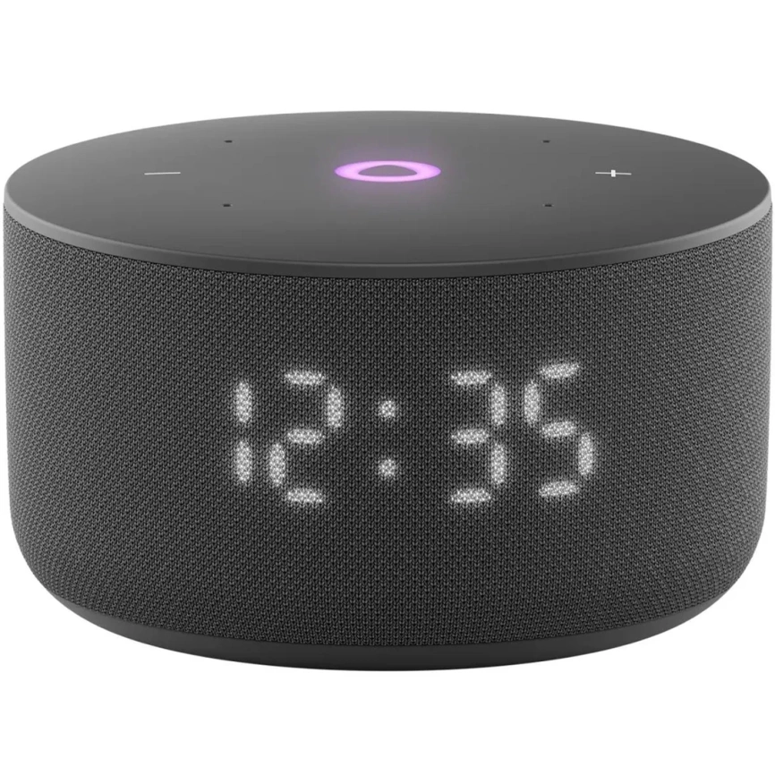 Умная колонка Яндекс Станция Мини 3 с часами, Черный фото 1