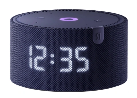 Умная колонка Яндекс Станция Мини 2 с часами, Синий сапфир фото 1