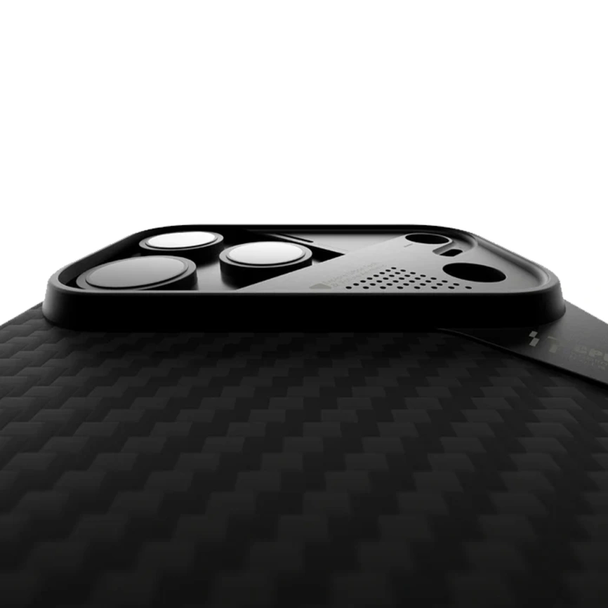 Чехол Aulumu A17 Aramid Fiber Case with MagSafe для iPhone 17 Pro Black фото 3