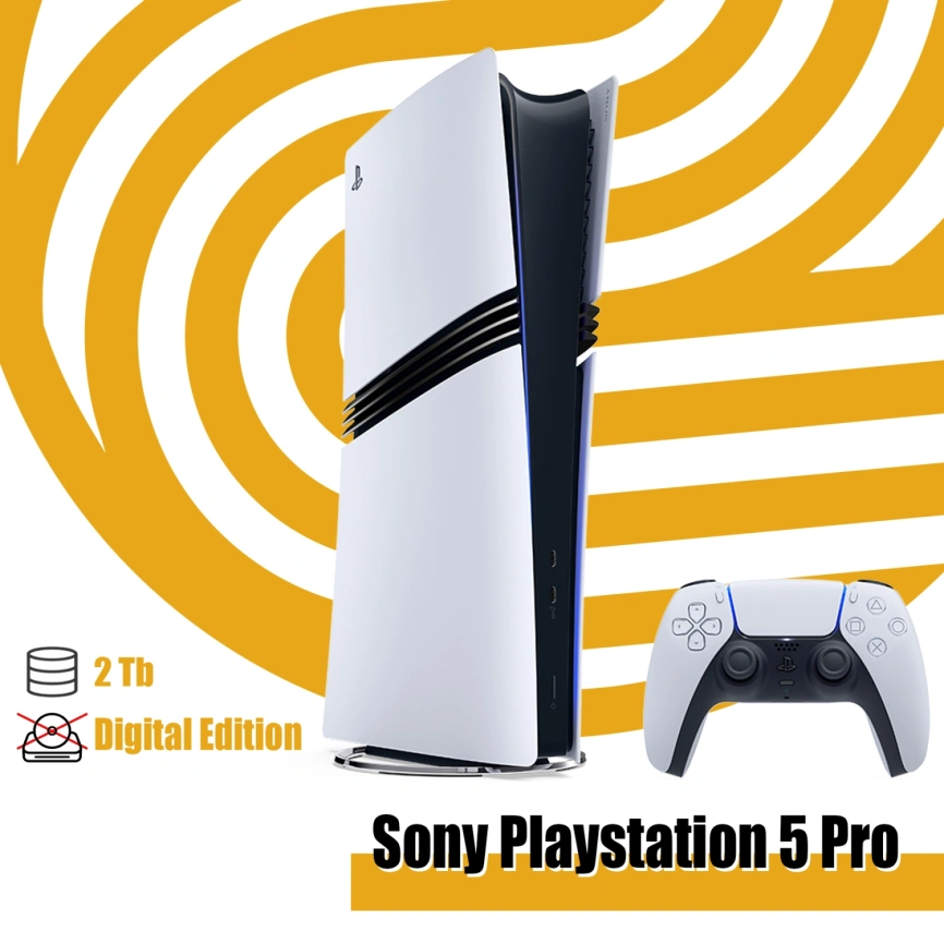 Игровая приставка Sony PlayStation 5 Pro Digital edition 2TB White фото 1