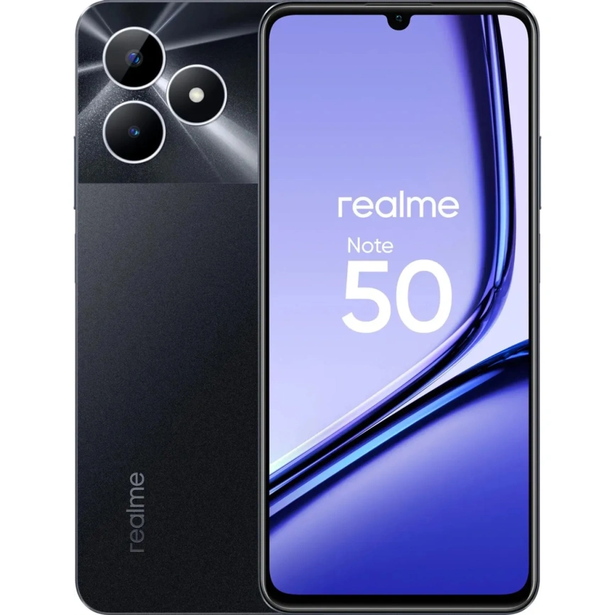 Смартфон Realme Note 50 4/128Gb Midnight Black фото 1