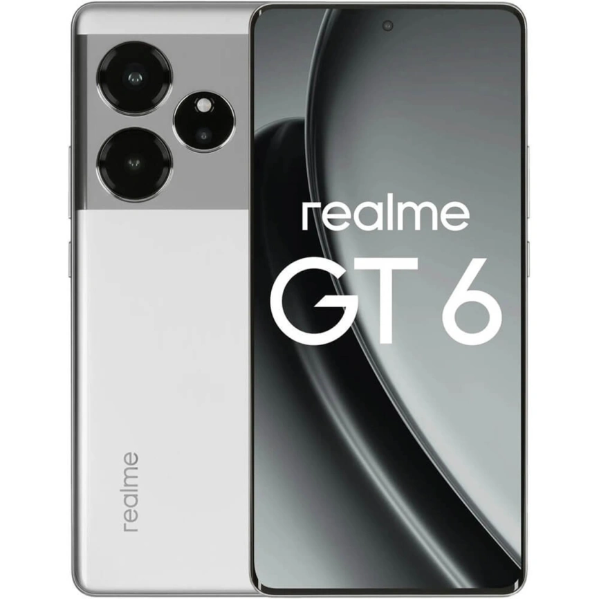 Смартфон Realme GT 6 16/512Gb Fluid Silver фото 1