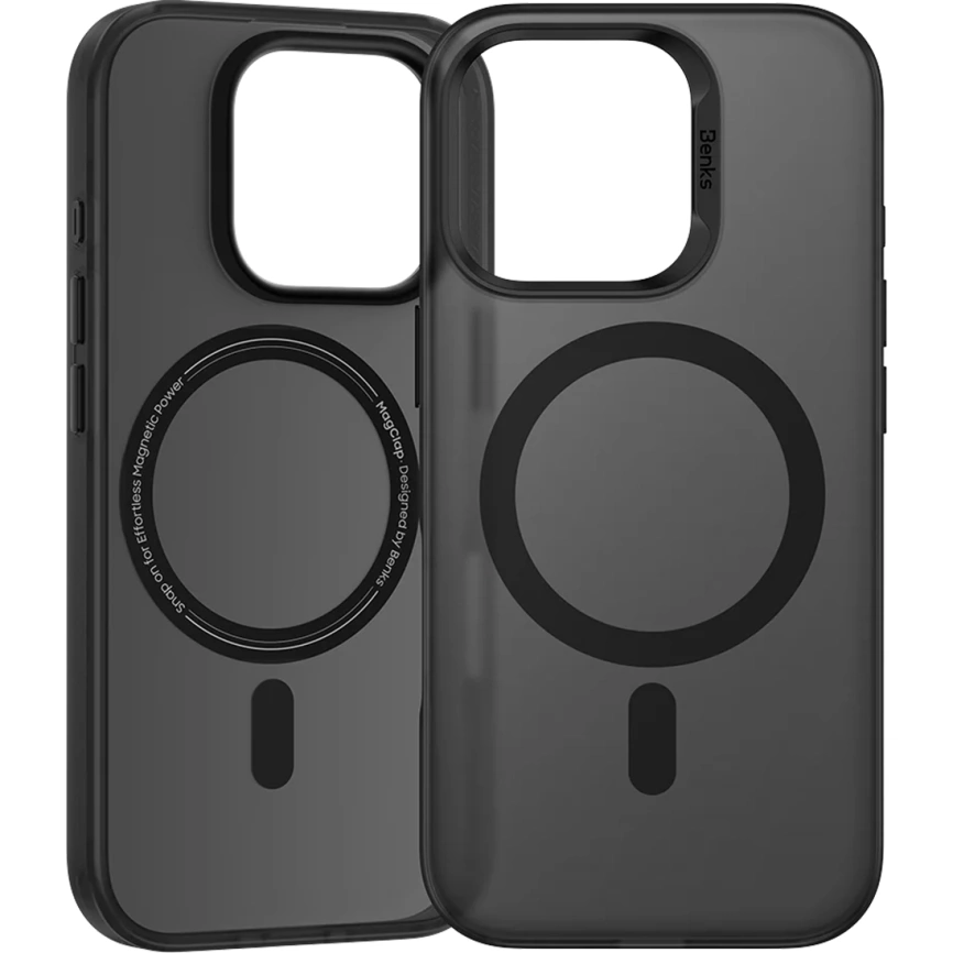 Чехол Benks Lucid Armor Case with MagSafe для iPhone 16 Black фото 2