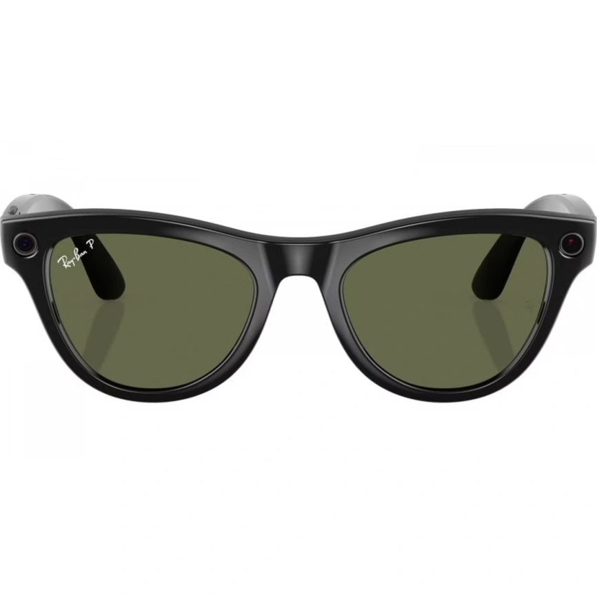 Умные очки Ray-Ban Skyler Shiny Black (RW4010) M Green фото 4