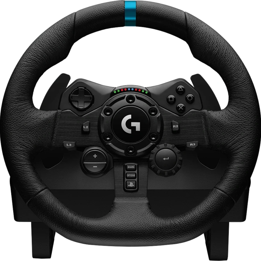 Руль Logitech G923 TrueForce + Педали Black фото 4