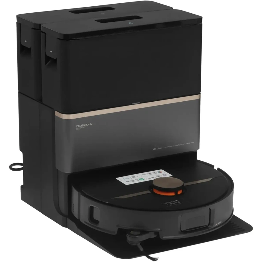 Робот-пылесос Deerma X80 Ultra Black RU фото 1