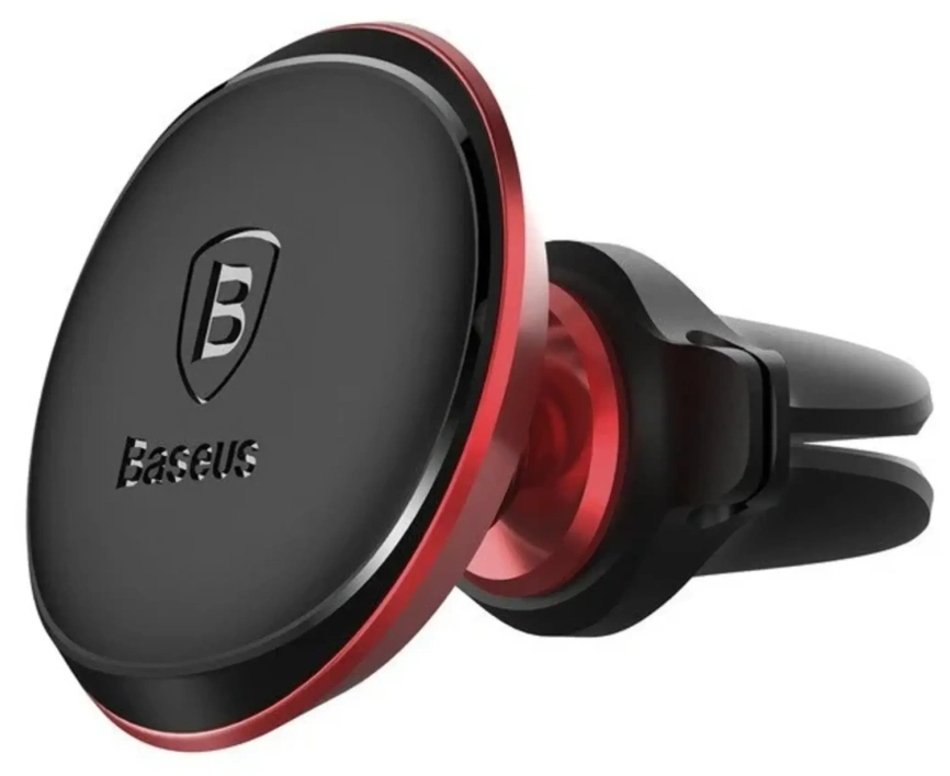 Автомобильный держатель Baseus Magnetic Air Vent Car Mount Holder (SUGX-A09) Red фото 1