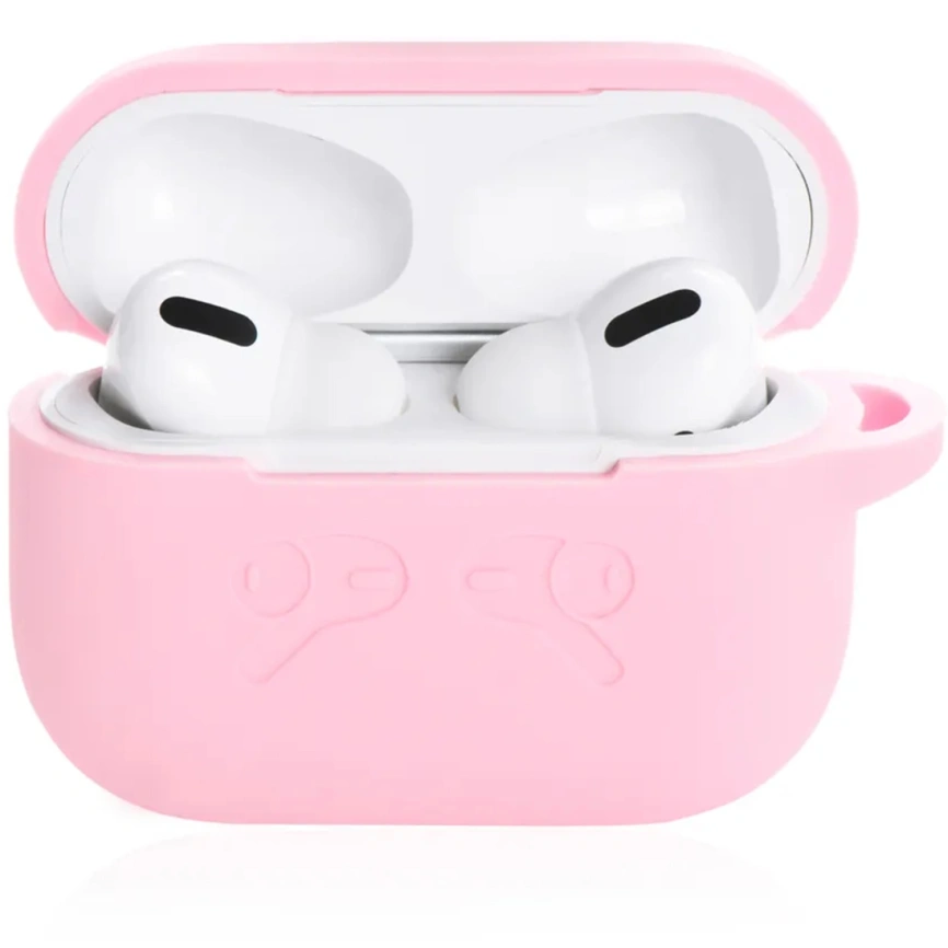 Силиконовый чехол Gurdini для AirPods Pro 2 Pink фото 2