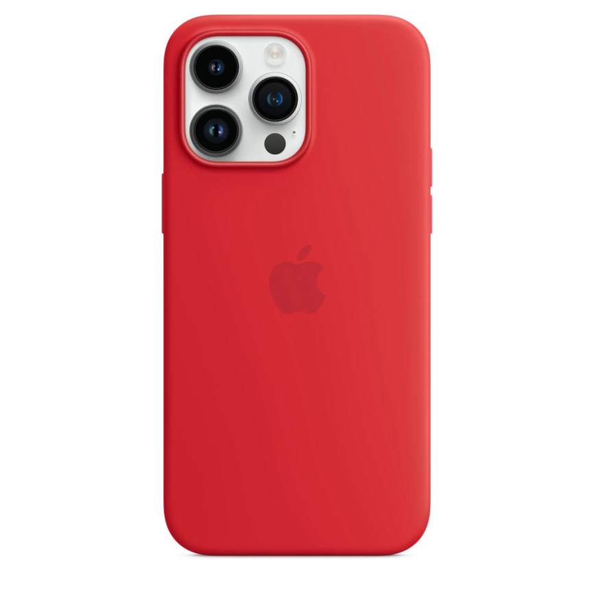 Силиконовый чехол Apple MagSafe для iPhone 14 Pro (PRODUCT) RED фото 3