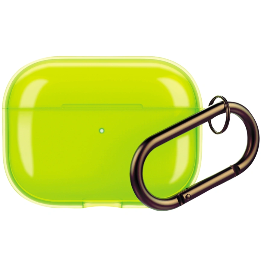 Силиконовый чехол Deppa с карабином для AirPods Pro (47306) Yellow фото 1