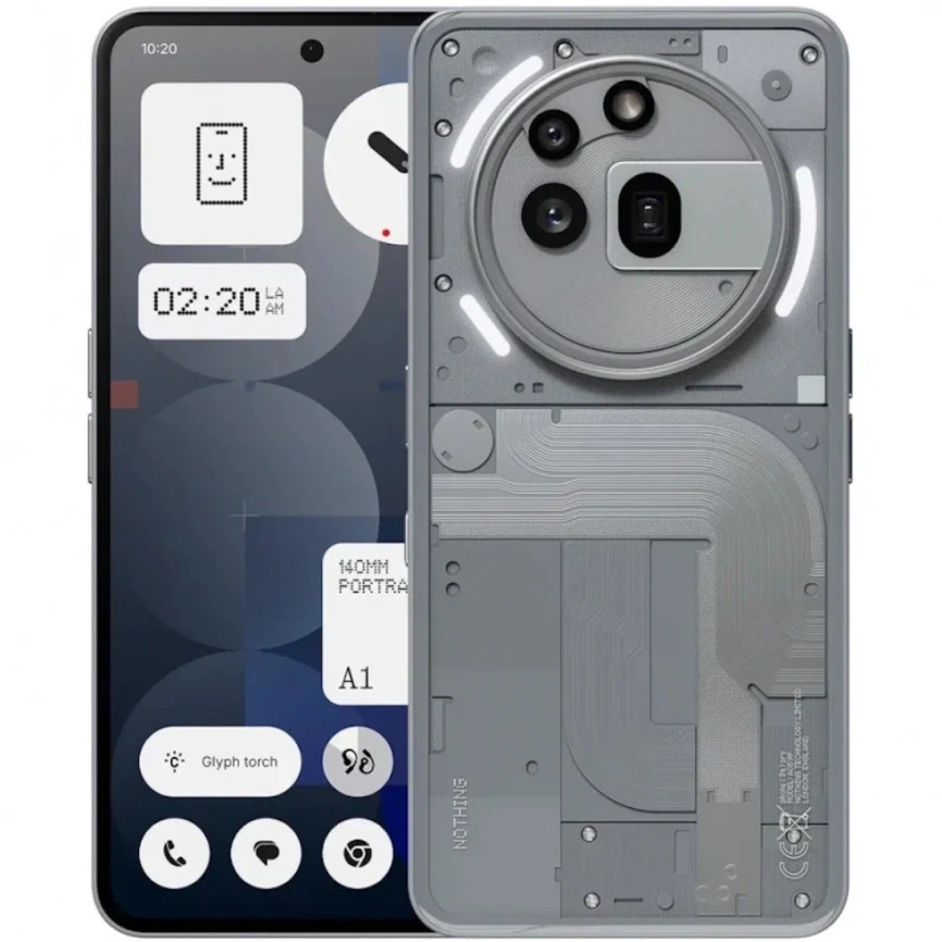 Смартфон Nothing Phone (3A) Pro 8/256Gb Grey фото 1