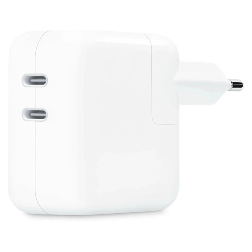 Сетевое зарядное устройство Apple 35W Dual USB-C MNWP3 White фото 1