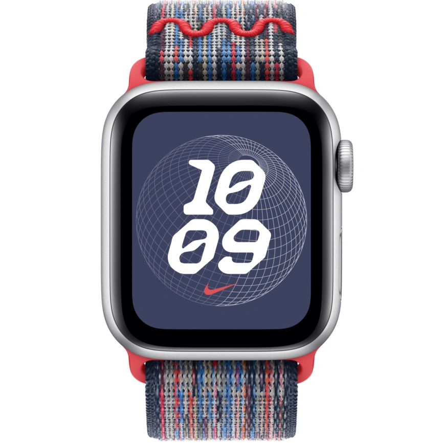 Ремешок Apple Watch 42mm Blue/Red Nike Sport Loop фото 3