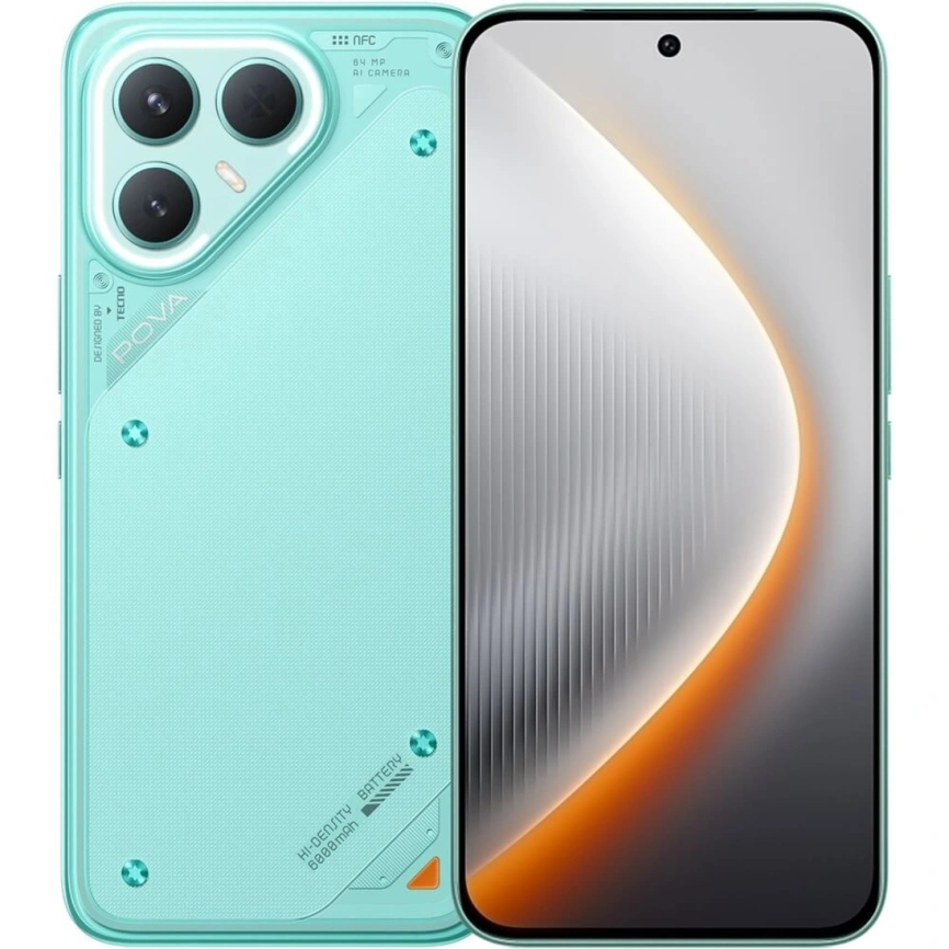 Смартфон Tecno Pova 7 Pro 8/128Gb Neon Cyan фото 1
