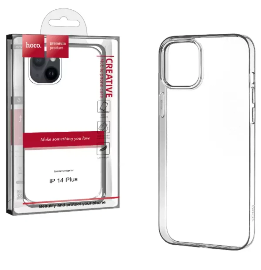 Чехол Hoco для iPhone 14 Plus Transparent фото 2