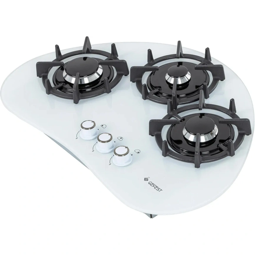 Газовая варочная панель Gefest СГ СН 2120 К6 White фото 2