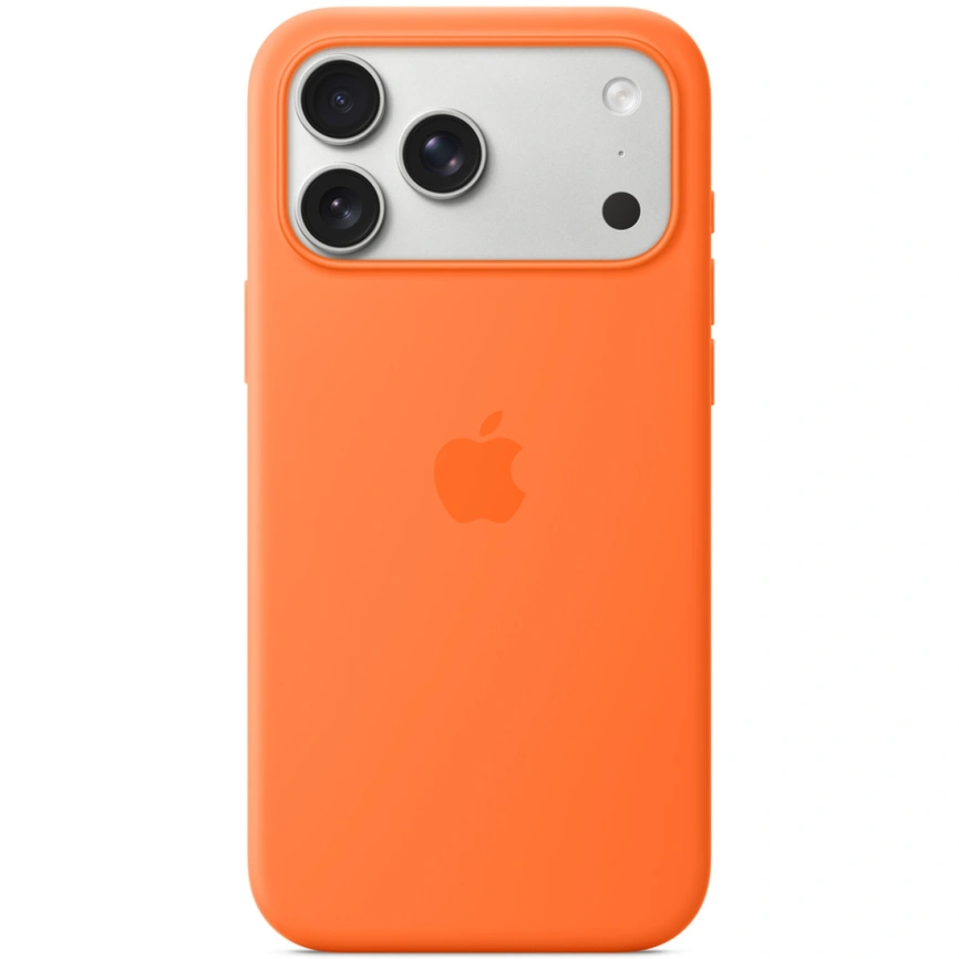 Чехол Apple Silicone Case with MagSafe для iPhone 17 Pro Orange фото 2