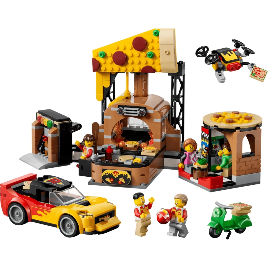 Конструктор LEGO City Pizza Delivery 60496 фото 7