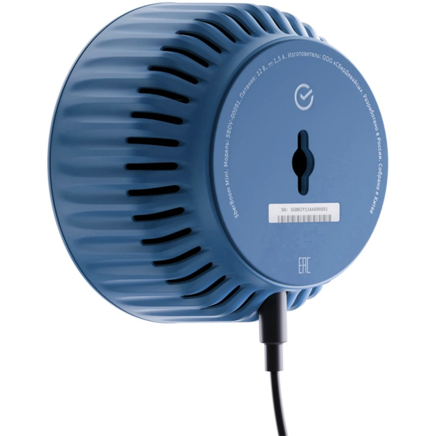 Умная колонка Sber SberBoom Mini с голосовым помощником Салют Dark Blue фото 4