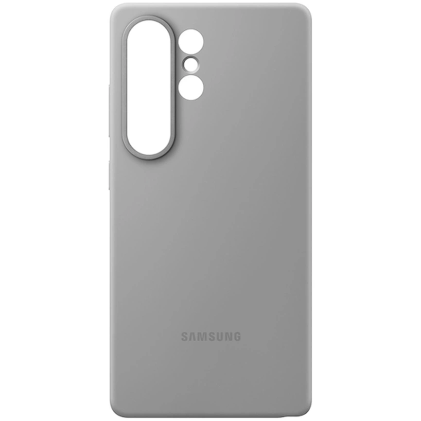 Чехол Samsung Silicone Case для Galaxy S25 Ultra Gray фото 5