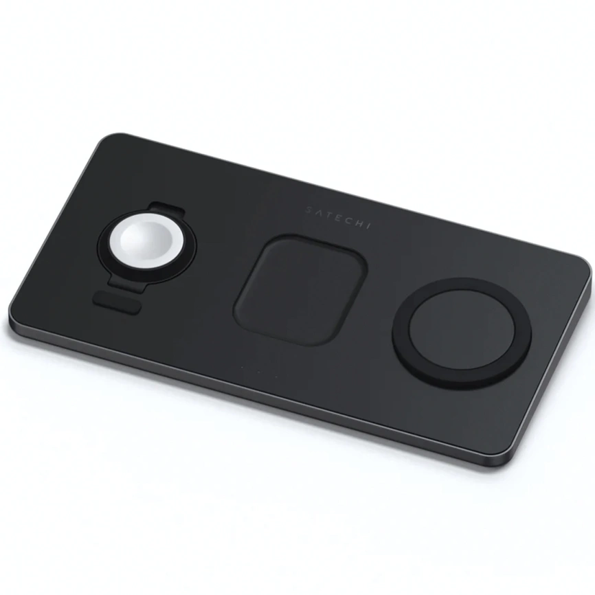 Беспроводное зарядное устройство Satechi 15W ST-X3TWCPM Space Grey фото 2